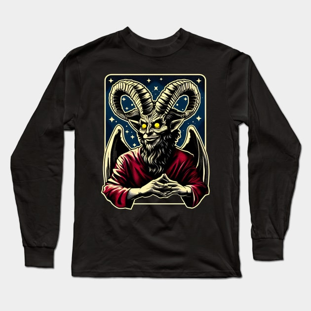 krampusnacht Long Sleeve T-Shirt by vaporgraphic